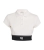 Cropped Polo Shirt