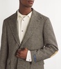 Wool Herringbone Tweed Blazer 