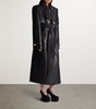 Lambskin Belted Trench Coat 