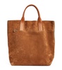 Suede Shopper Tote Bag