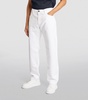 Linen-Cotton Straight Jeans