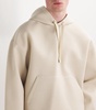 Wool-Blend Twill Hoodie