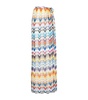 Fringed Zigzag Maxi Skirt