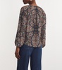  Satin Printed Solay Blouse