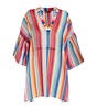 Cotton-Silk Chevron Cover-Up