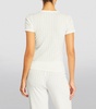 Rib-Knit Pointelle T-Shirt