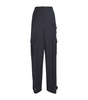 Wool-Blend Cargo Trousers