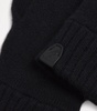 Cashmere Leather-Detail Gloves