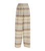 Chevron-Knit Tailored Trousers