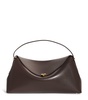 Leather T-Lock Top-Handle Bag