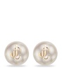 JC Logo Stud Earrings