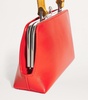 Mini Leather Goji Bamboo Top-Handle Bag