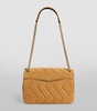 Suede Quilted Shoulder Bag