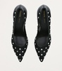 Mesh-Rhinestone River Iconic Pumps 75