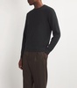 Cotton-Silk-Cashmere Trama Weave Sweater