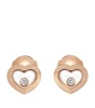 Rose Gold And Diamond Happy Diamonds Icons Earrings