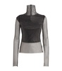 Fishnet Crystal-Embellished Valdai Top