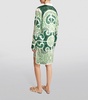 Green Topiary Shirt Midi Dress