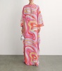 Silk Printed Kaftan