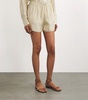 Silk Striped Wensu Shorts