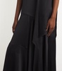 Silk Bow-Detail Maxi Dress 