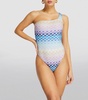 Knitted One-Shoulder Swimsuit