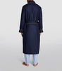 Cashmere-Silk Piped Robe