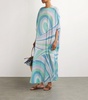 Cotton Iride Print Kaftan