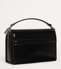 Naplack Leather T-Flap Top-Handle Bag