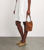 Small Suede Bellport Bucket Bag