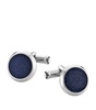 Stainless Steel and Blue Goldstone Masterpiece Cuffflinks