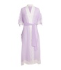 Silk Lace-Trim Costanza Robe