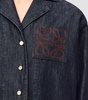 Denim Anagram Pyjama Shirt