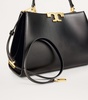 Leather Eleanor Top-Handle Bag