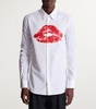 Kiss Print Long-Sleeve Shirt