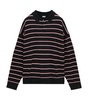 Striped Polo Sweater