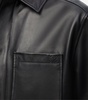 Leather Shirt Jacket