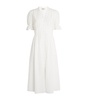 Cotton Button-Down Midi Dress