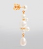 Yellow Gold and Pearl Petite Splash Earrings