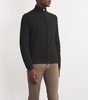 Cotton-Silk-Cashmere Zipped Sweater