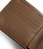 Leather Wave-Embossed Bifold Wallet