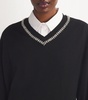 Wool-Cashmere Embellished Sweater