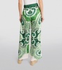 Green Topiary Wide-Leg Trousers