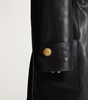 Lambskin Belted Trench Coat 