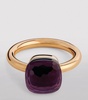 Mixed Gold and Amethyst Nudo Classic Ring