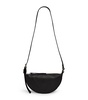 Leather Half Moon Cross-Body Bag