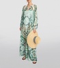 Green Topiary Kaftan