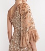 Sequin-Embellished Falling Leaves Gown 