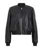 Leather Orten Bomber Jacket