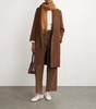 Wool-Blend Classic Straight Coat